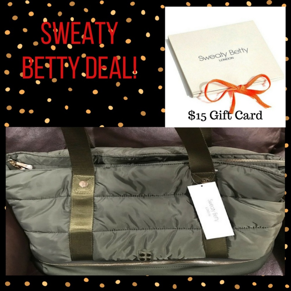 Sweaty Betty Luxe Gym Bag